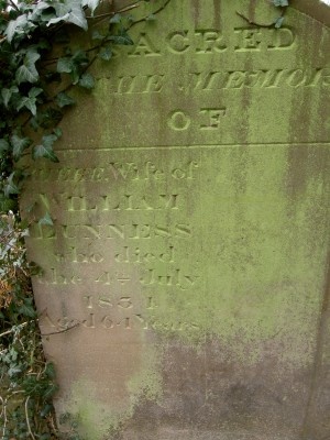 Phebe Lunness, Wife of William Lunness