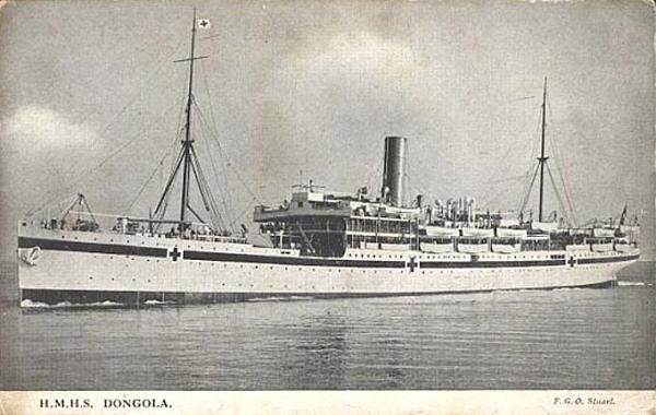 Ship on which John Lunness was serving