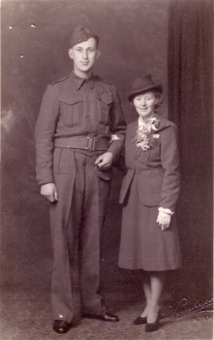 Nan and Grandad wedding photo