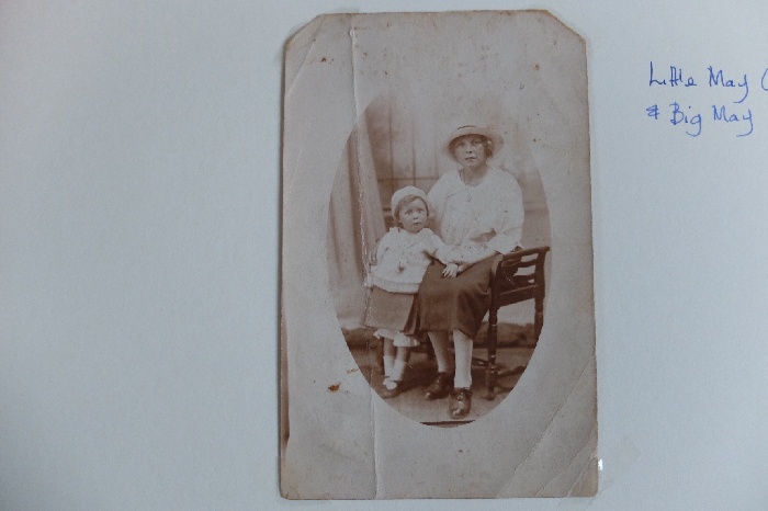 Nan (May Edith Barnett) with her Maternal Aunt May Lacey
