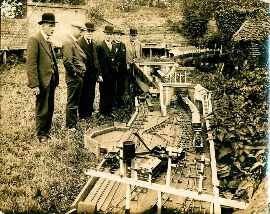 JT at the far end next to vicar that owned the railway