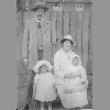 Archie, Wife with Ann and Gladys on Lap