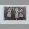 George Lacey and Florence Allen wedding. Bridesmaids May La 